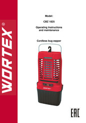 wortex CBZ 1825 Operating	Instructions And Maintenance
