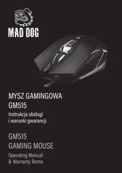 MAD DOG GM515 Operating Manual