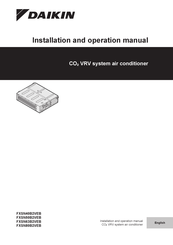 Daikin FXSN50B2VEB Installation And Operation Manual