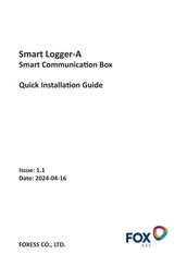 FoxESS Smart Logger-A Quick Installation Manual