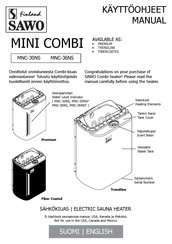 Sawo MINI COMBI MNC-30NS Manual