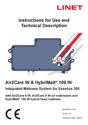 LINET HybriMatt 100 IN Instructions For Use Manual