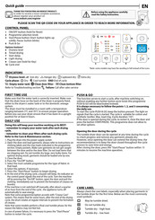 Indesit YT M10 81 R EU Quick Manual