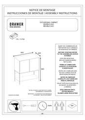 DRAWER BOXY Assembly Instructions Manual