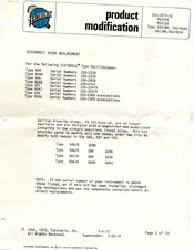 Tektronix R547 Product Modification
