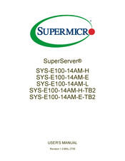 Supermicro SuperServer SYS-E100-14AM-H User Manual