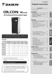 Daikin OILCON 10 Series Original Instruction