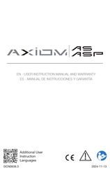Ki Mobility AXIOM ASP User Instruction