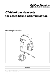 CeoTronics CT-WireCom Operating Instructions Manual