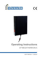 Intertec Data Systems CP MEGATHERM DN A Series Operating Instructions Manual