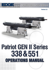 Edge Technologies Patriot GEN II 338 Operation Manual