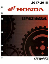 Honda CRF450RX 2018 Manual