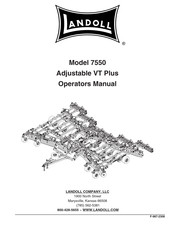 Landoll Adjustable VT Plus Operator's Manual