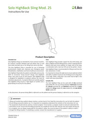Hill-Rom 25 Instructions For Use Manual