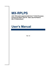 BCM MX-RPLPS User Manual