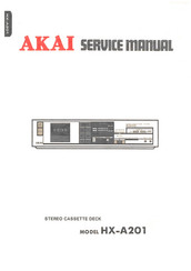 Akai HX-A201 Service Manual
