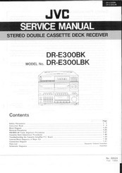 JVC DR-E300LBK Service Manual