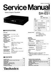 Technics SH-ES1 Service Manual