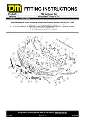 TJM 070ST24A50T Fitting Instructions Manual