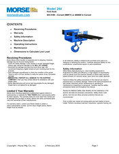 Morse 284 Manual