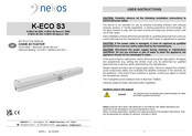 nekos K-ECO S3 Syncro3 24V Instruction Manual