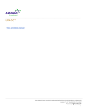 Astound UR4-DCT Manual