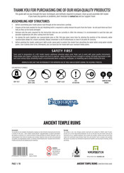 Tabletop Scenics Kromlech Ancient temple Ruins Construction Manual