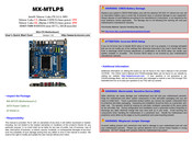 BCM MX-MTLPS User's Quick Start Card