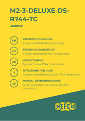 Refco M2-3-DELUXE-DSR744-TC Instruction Manual