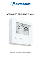 Airtecnics ADVANCED PRO RJ45 Control Installation And Operation Manual