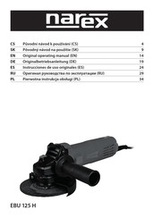 Narex EBU 125 H Original Operating Manual