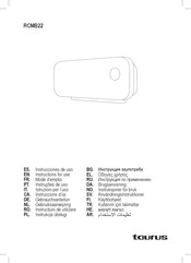 Taurus RCMB22 Instructions For Use Manual