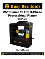 Busy Bee tools BBPL25 User Manual