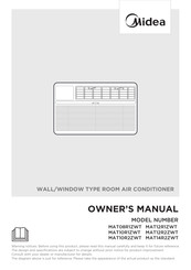 Midea MAT08R1ZWT Owner's Manual