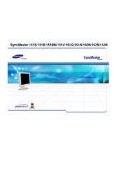 Samsung SyncMaster 151V User Manual