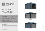 Palram CANOPIA DALLAS 12x16 / 3.6x5 How To Assemble