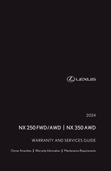 Lexus NX 250 FWD 2024 Warranty And Services Manual