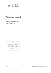 Lauda LRZ 932 Operation Manual