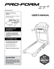 ICON Health & Fitness PRO-FORM ZT8 User Manual