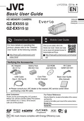 JVC Everio GZ-EX515U Basic User's Manual