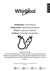 Whirlpool WHD2 6472 XWE User Manual