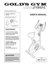 Gold's Gym CYCLE TRAINER 290C User Manual