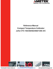 Ametek Jofra CTC-350 A Reference Manual