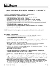 Chamberlain BG 3000-B1 Deploying And Upgrading