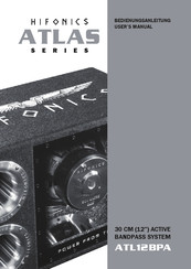 Hifonics ATL12BPA User Manual