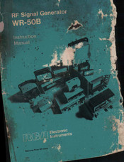 RCA WR-50B Instruction Manual
