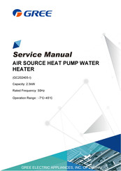 Gree GRS-2.3Pd/TD270ANpH-K Service Manual