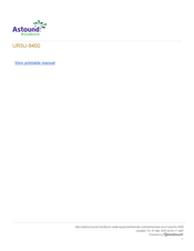 mindtouch Astound UR5U-8400 Manual