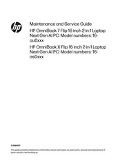 HP OmniBook 5 Flip 14 inch 2-in-1 Maintenance And Service Manual