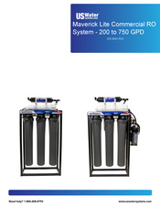 US Water Systems Maverick Lite Commercial 350 GPD Instruction Manual